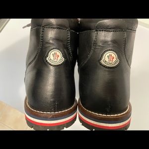 Monclear kids petite peak hiking boots.